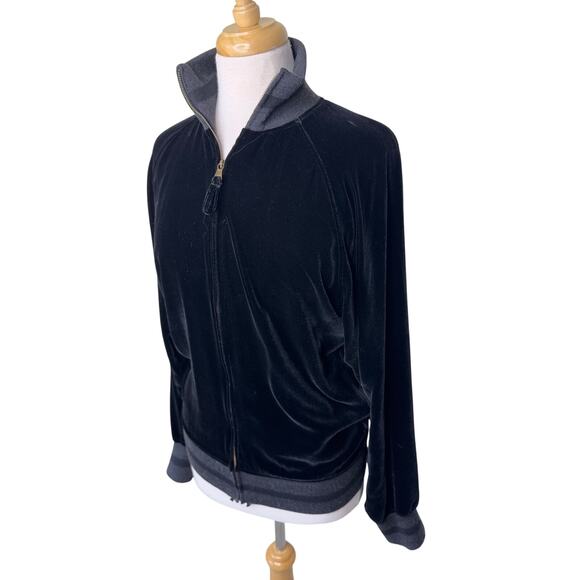 JEAN PAUL GAULTIER Homme Rayon Silk Blend Velvet Jacket Black - Picture 6 of 11